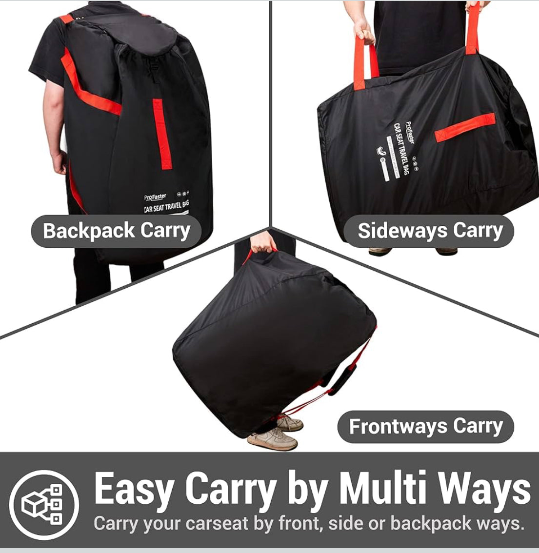 Car seat travel bag