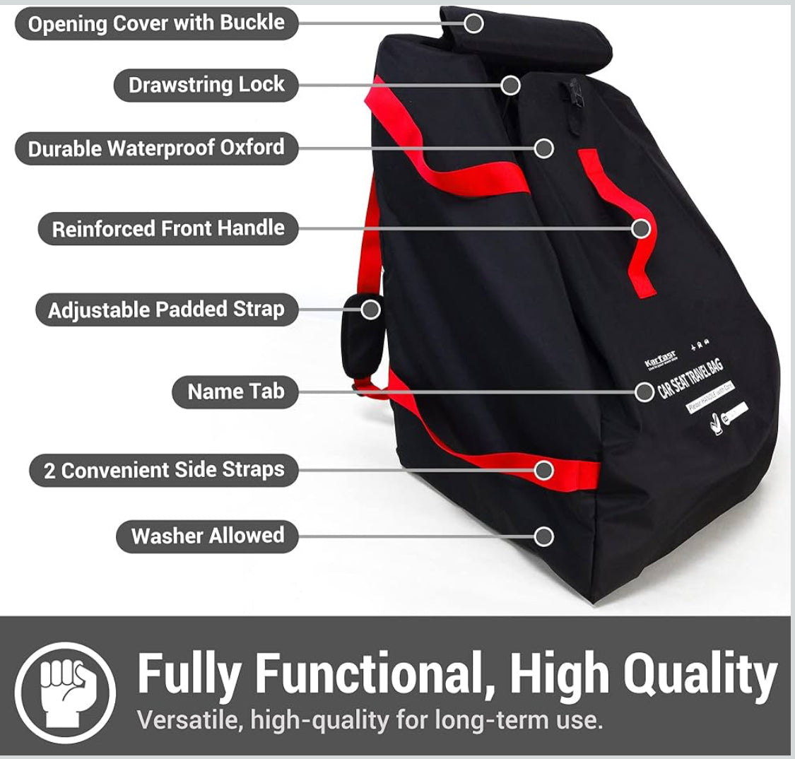 Car seat travel bag