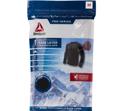 Reebok Men’s Performance Base Layer Long Sleeve Crew