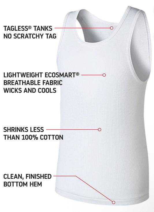 Hanes Tagless Men’s Tank Top￼