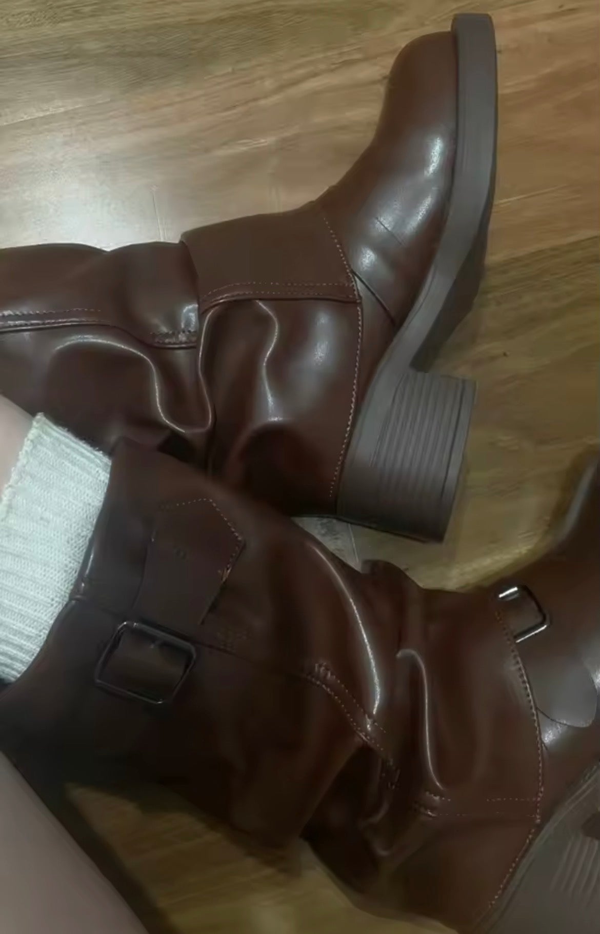 Autumn and Winter Fashion Retro Brown Western Cowboy Boots Women's Boots 2025 New Look Slim Thick and Stacked Short Boots💧