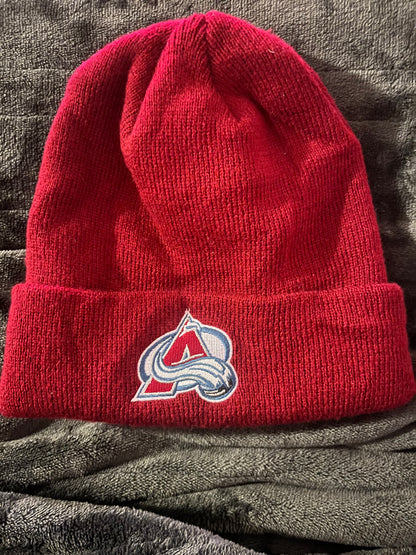 Colorado Avalanche Knit Beanie – Maroon