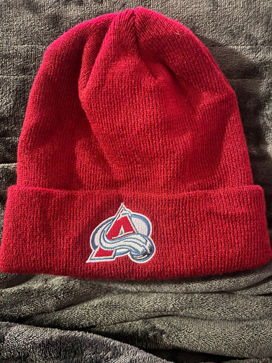 Colorado Avalanche Knit Beanie – Maroon