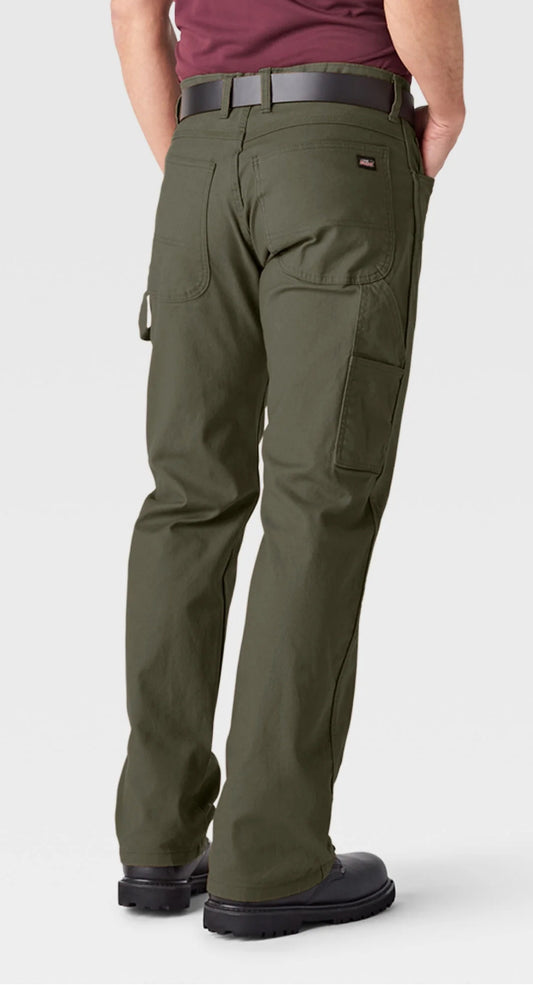 Genuine Dickies Men's Flex Duck Utility Jean Moss Green