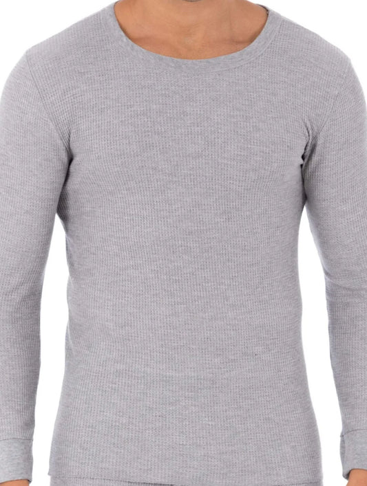 Men Fol Thermal Crew Grey