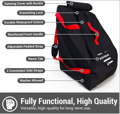 Car seat travel bag