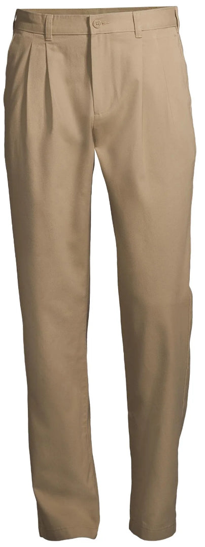 George Men's and Big Men’s Wrinkle Resistant Pleated Trouser Pants, Regular