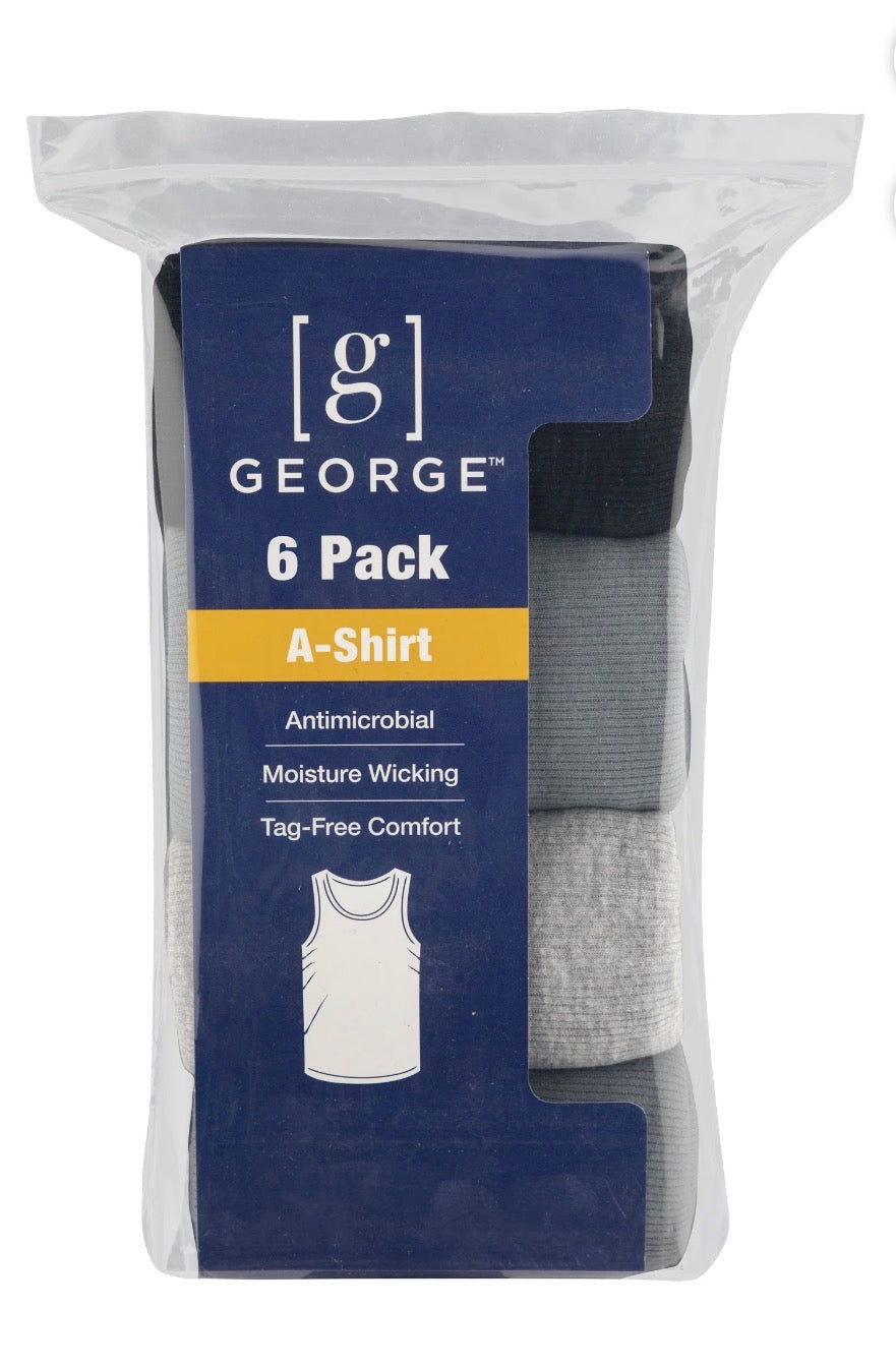 The George 6-Pack Men’s A-Shirts