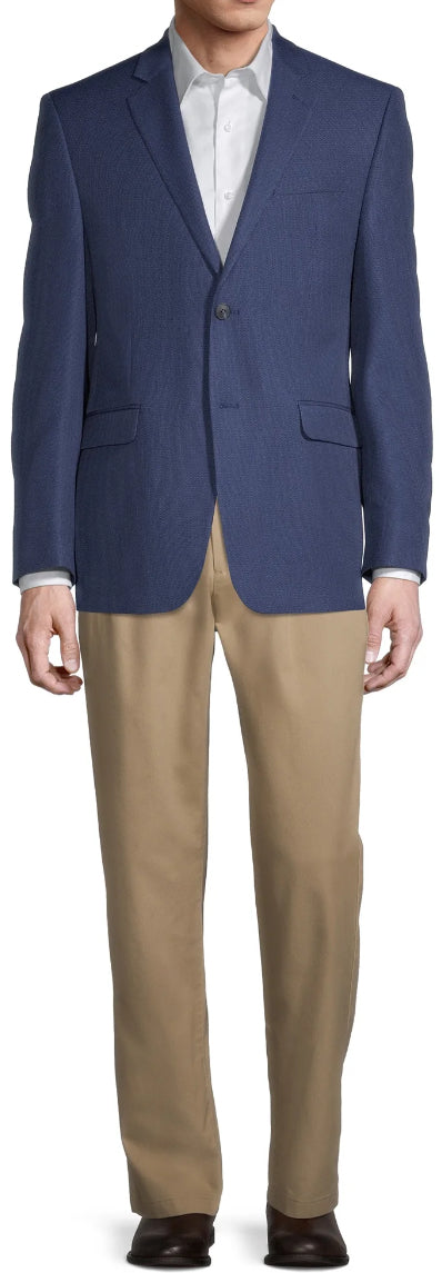 George Men's and Big Men’s Wrinkle Resistant Pleated Trouser Pants, Regular