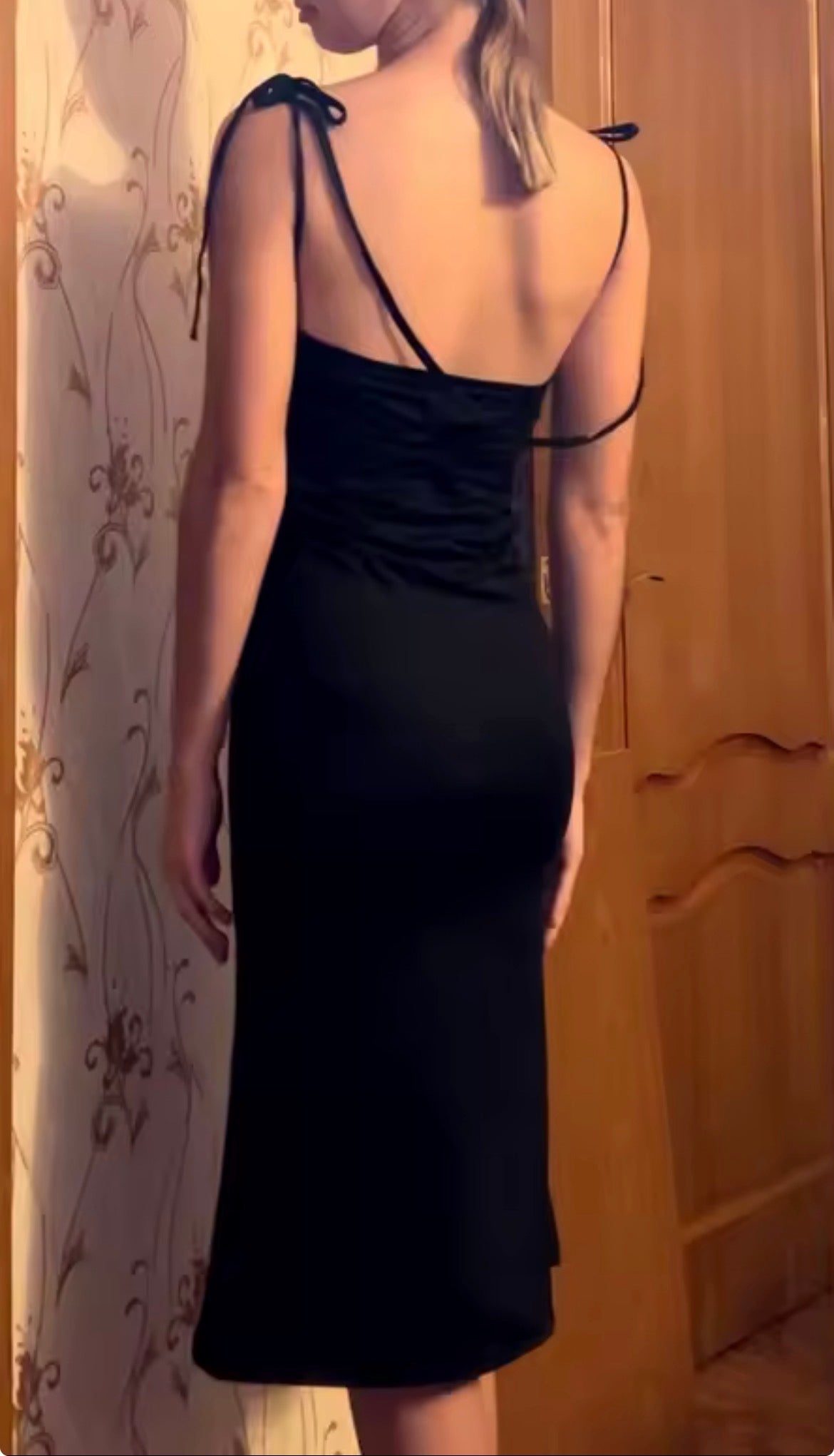 Black Camisole Dress Pleats Waist Women Slimming Dress Elegant Party Girl Fashion Korean Sexy Casual Summer Hot Girl Spice💧