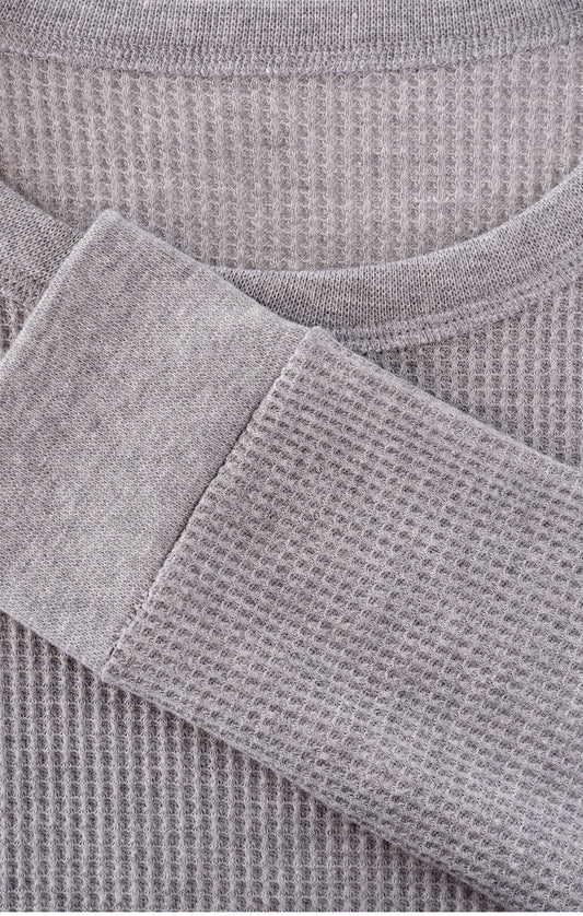 Men Fol Thermal Crew Grey